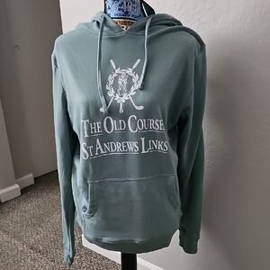 Red Jacket The Old Course St Andrews Links Hoodie - Smoke Blue